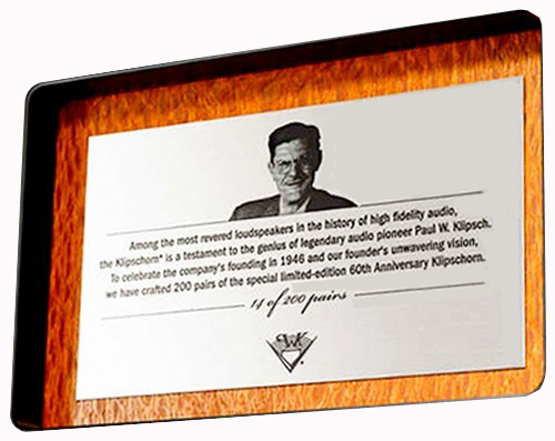 60th Anniversary Klipschorn